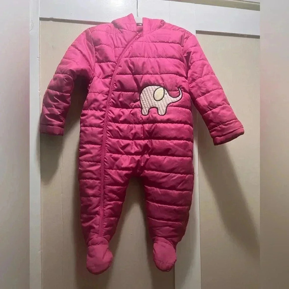 sweet and soft Other - Girls sz 24 months pink puffer snowsuit
